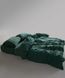 Постельное белье Limasso Stonewashed Ranforse 160 х 220 см полуторное Dark Green 31363 фото 3