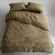 Постельное белье Limasso Stonewashed Ranforse 160 х 220 см семейный Olive 31365 фото 2