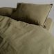 Постельное белье Limasso Stonewashed Ranforse 160 х 220 см семейный Olive 31365 фото 4