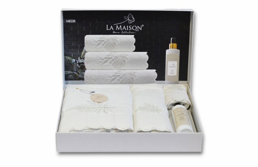 Подарочный набор полотенец La Maison, 3 шт. с ароматом Meor 30322 фото