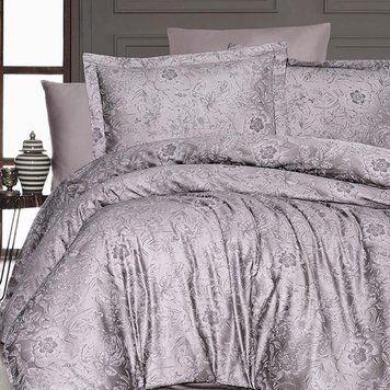 Постільна білизна First Choice Cotton Satin 160 х 220 см (сімейне) "Advina Mink" 31098 фото