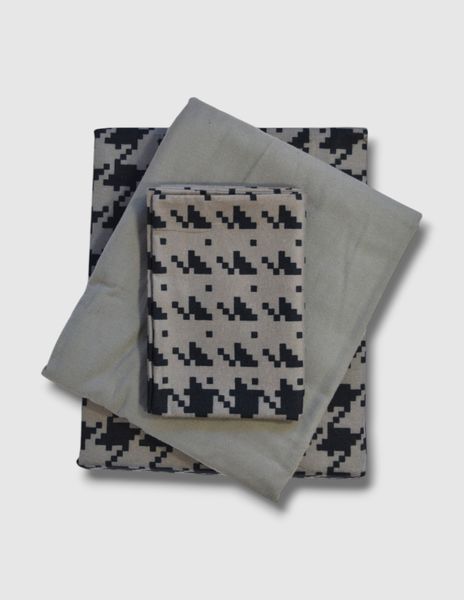 Комплект постільної білизни First Choice Flanel 160&times;220 см Sadora Antracite 40697 фото