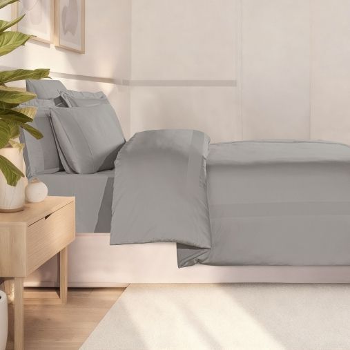 Постільна білизна La Romano Mona Premium Satin 300TC 200&times;220см Montova Ash 41596 фото