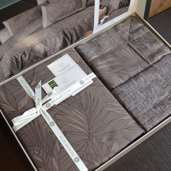 Постільна білизна La Romano Premium Satin 200&times;220 см євро Stefan Iron 31638 фото