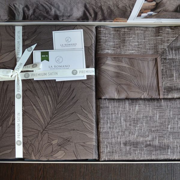 Постільна білизна La Romano Premium Satin 200&times;220 см євро Stefan Iron 31638 фото