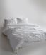Постельное белье Limasso Stonewashed Ranforse Snow White 200х220 евро, вареный хлопок 31491 фото 4
