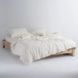 Постільна білизна Limasso Stonewashed 160 х 220 см Encorte Snow White 40749-1 фото 1