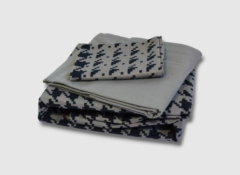 Комплект постільної білизни First Choice Flanel 160&times;220 см Sadora Antracite 40697 фото