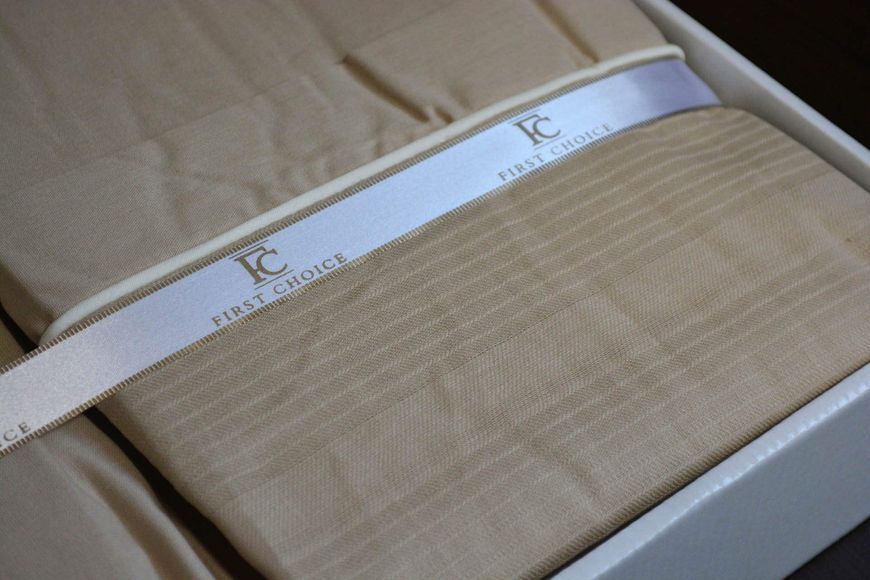 Постельное белье First Choice Ranforce Deluxe 200 х 220 см евро Fredan Cappuccino 40285 фото