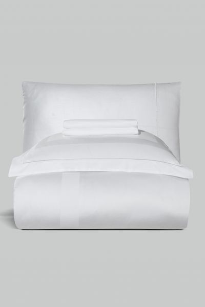 Постільна білизна La Romano Mona Premium Satin 300TC 200&times;220см Montova White 41594 фото