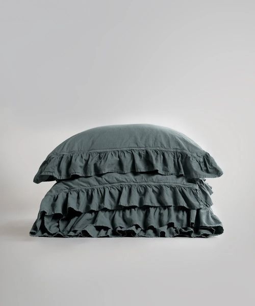Постільна білизна Limasso Stonewashed Exclusive Ranforce 160 х 220 см Natural Grey 41164 фото