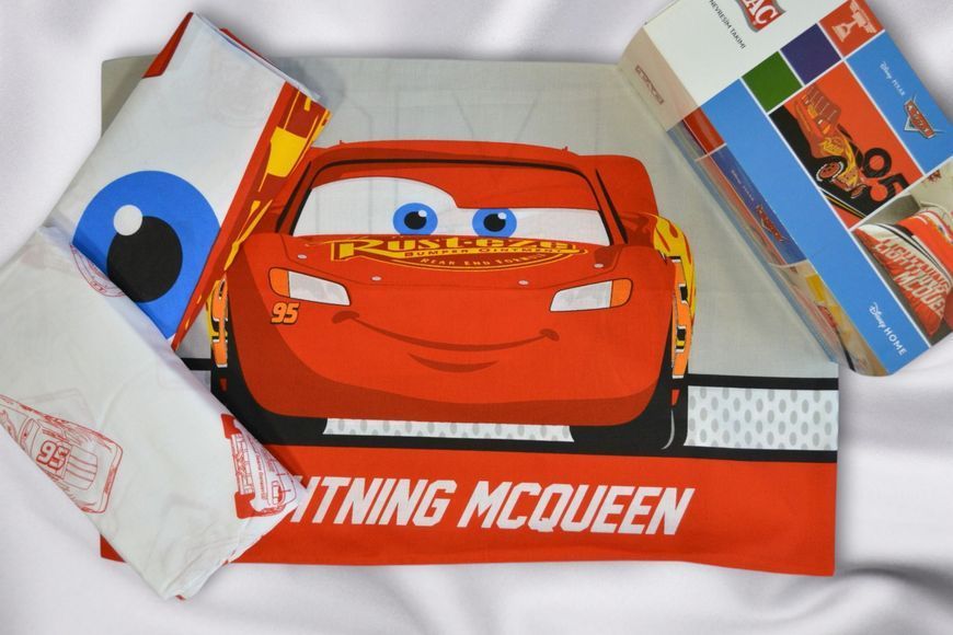 Постільна білизна TAC Disney 160&times;220 см Cars Lightning 40283 фото