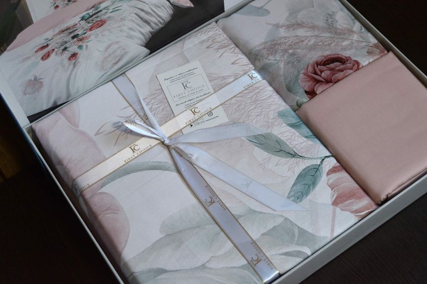 Постільна білизна євро First Choice 3D Satin 200&times;220 Glen 31751 фото