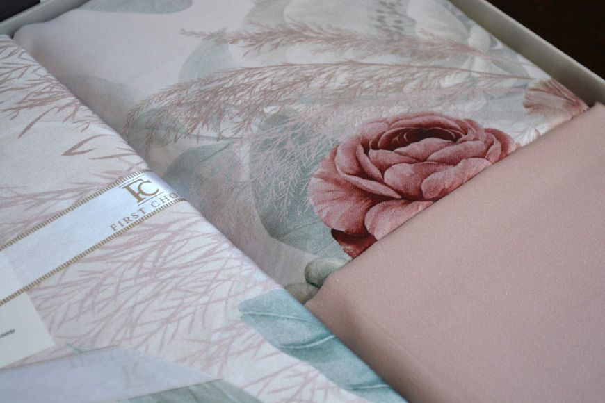 Постільна білизна євро First Choice 3D Satin 200&times;220 Glen 31751 фото
