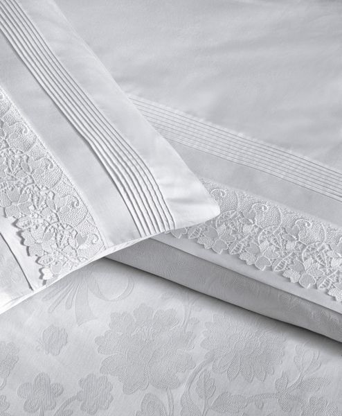 Євро комплект постільної білизни First Choice V.I.P Satin Moonlight 200 х 220 см Buhara White 1937-23 фото