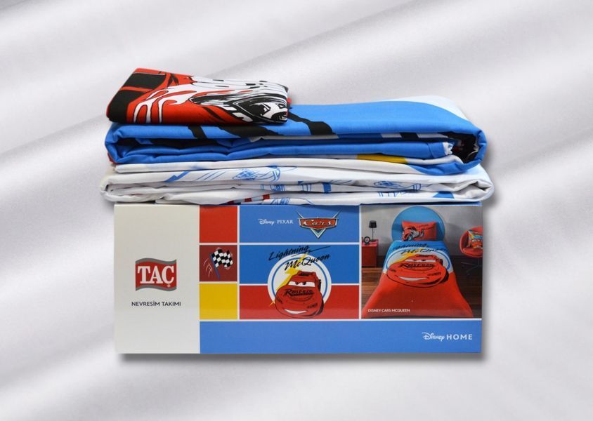 Постільна білизна TAC Disney 160&times;220 см Cars Mcqueen 40792 фото