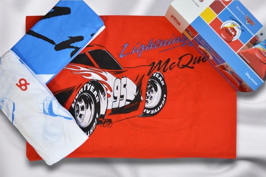 Постільна білизна TAC Disney 160&times;220 см Cars Mcqueen 40792 фото